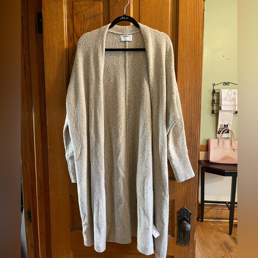 Long Cream Old Navy Sweater
